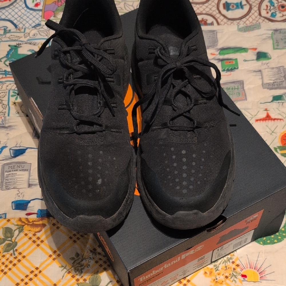 Timberland PRO Black Athletic Shoes with Durable Design